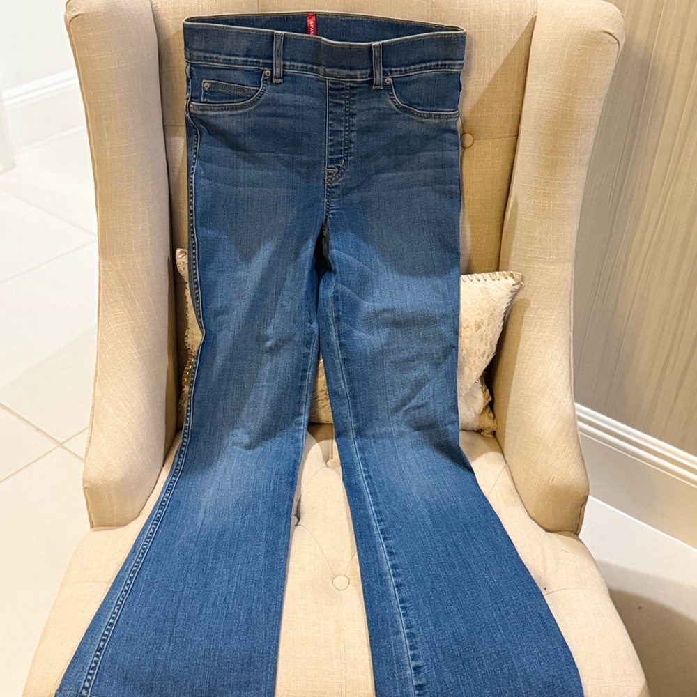 SPANX Blue Flare Women's Jeans